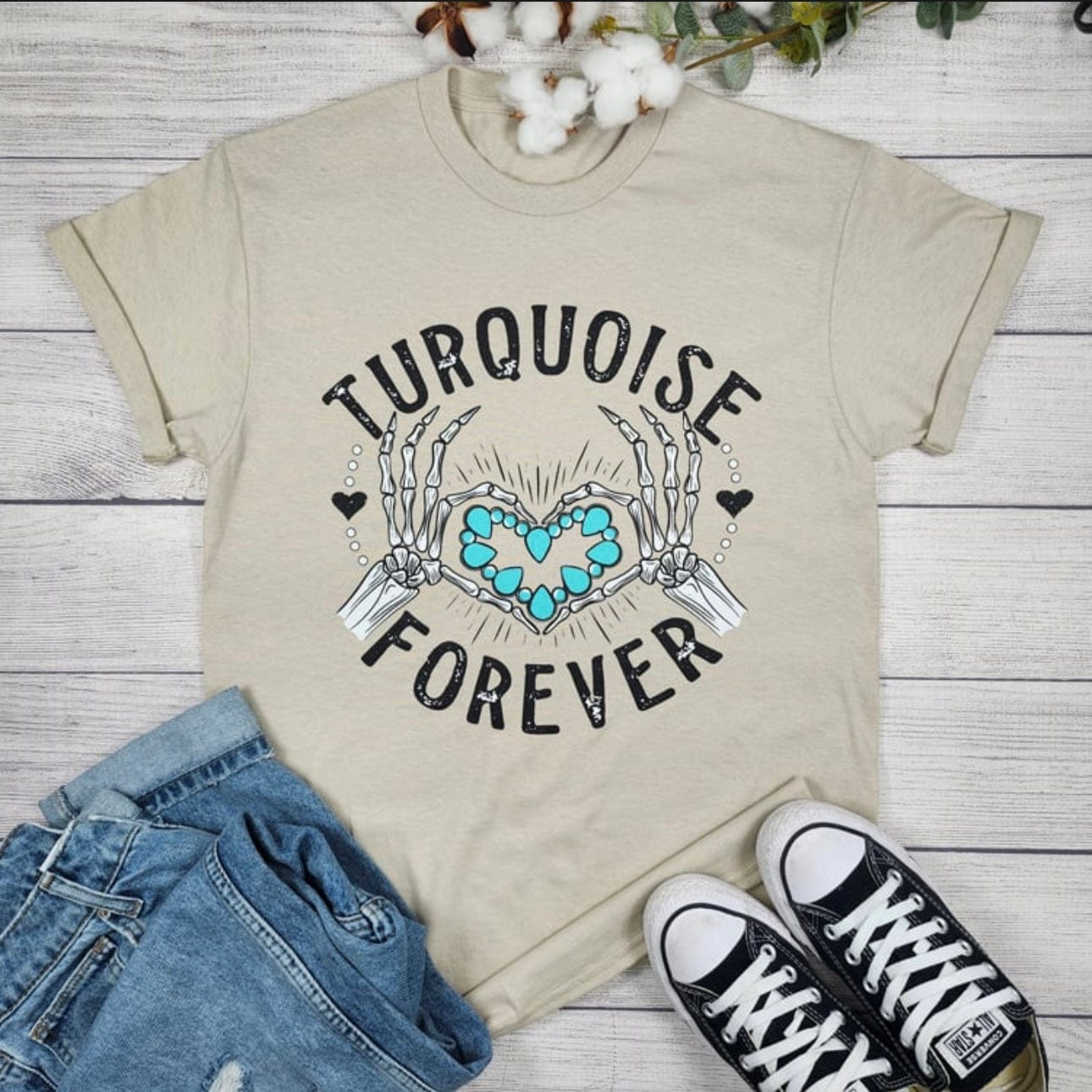 Turquoise Forever Graphic T-Shirt Envy Stylz Boutique