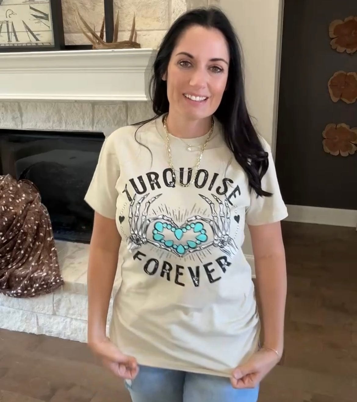Turquoise Forever Graphic T-Shirt Envy Stylz Boutique