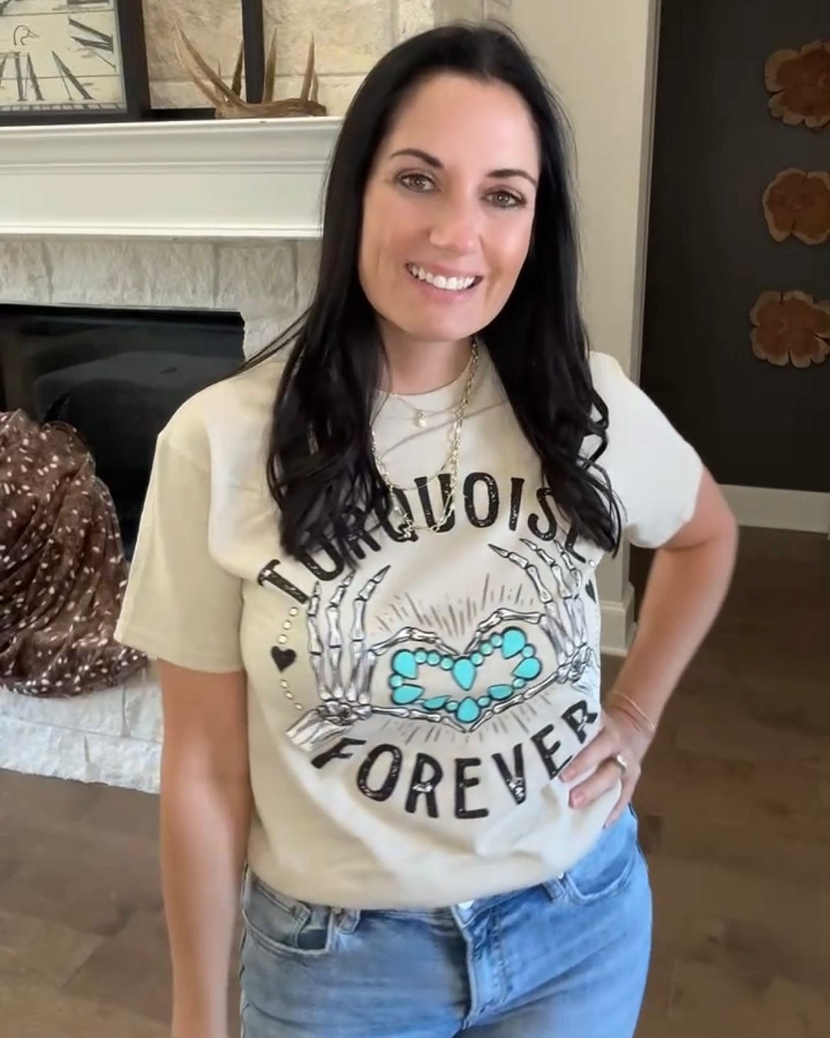 Turquoise Forever Graphic T-Shirt Envy Stylz Boutique