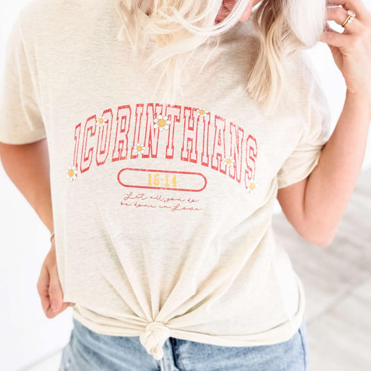 1 Corinthians 16:14 Graphic T-Shirt