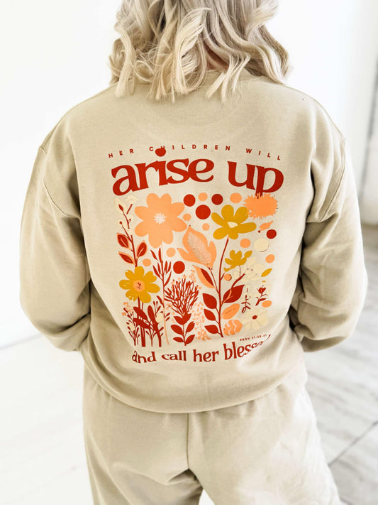 Arise Up - Blessed Sweatshirt/Sweatpants Set Envy Stylz Boutique