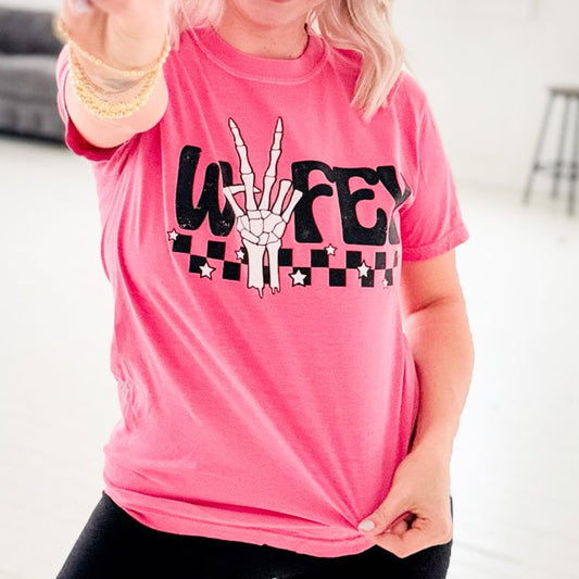 Peace Sign Wifey Graphic Tee T-Shirt Envy Stylz Boutique
