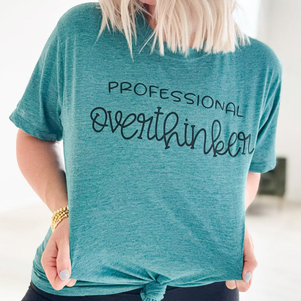 Professional Overthinker Graphic Tee T-Shirt Envy Stylz Boutique