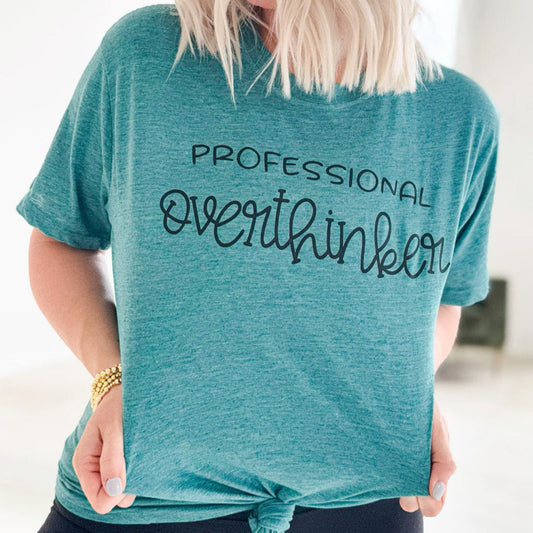 Professional Overthinker Graphic Tee T-Shirt Envy Stylz Boutique