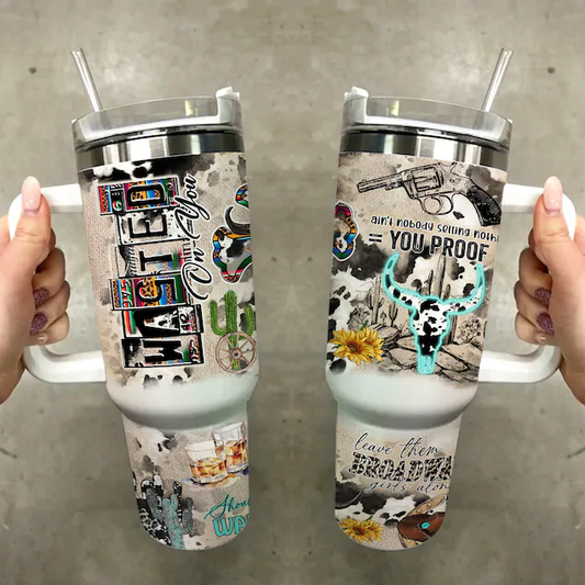 Wasted On You 40oz Tumbler Tea-Shirt Shoppe
