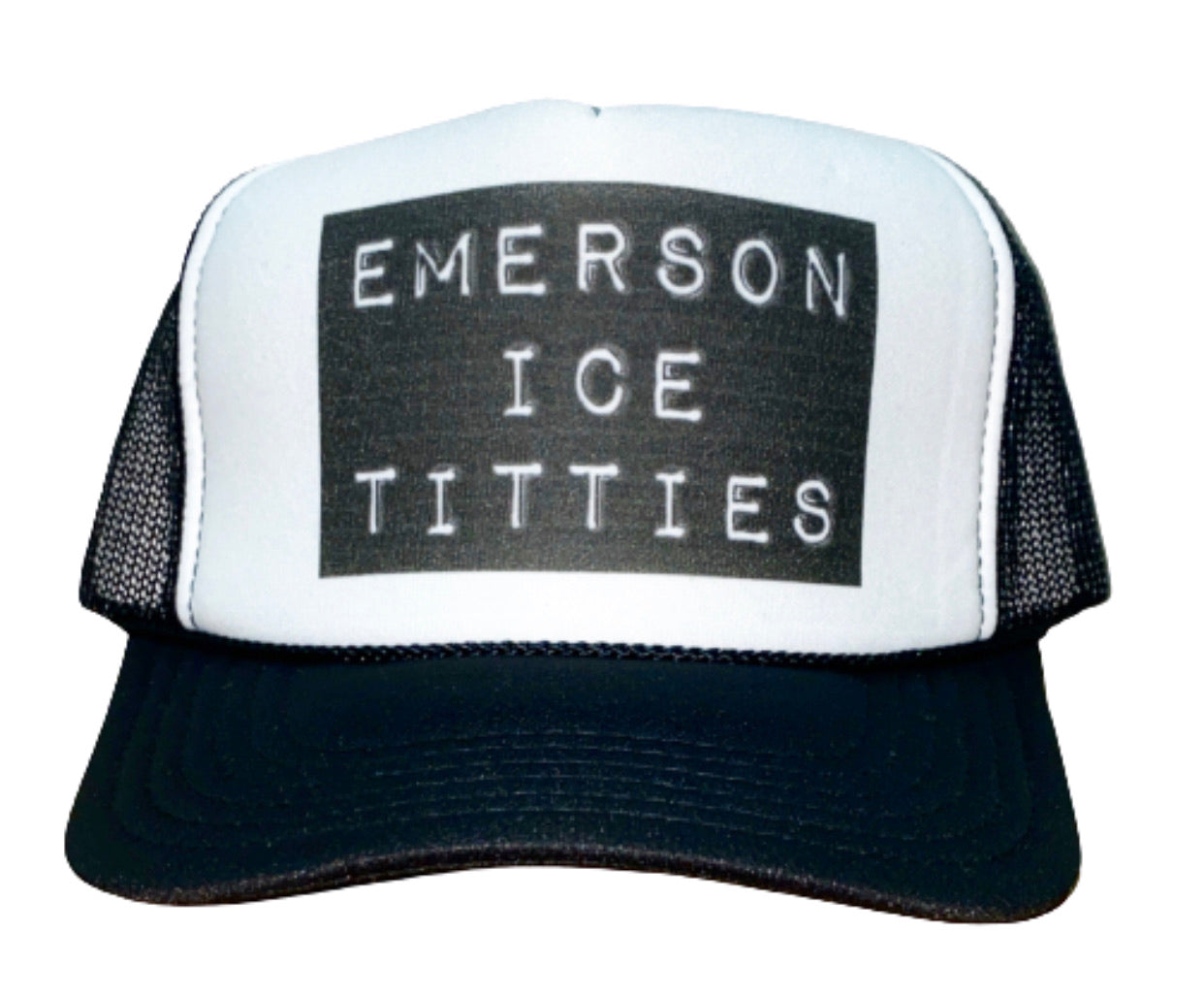Emerson Ice Titties Inappropriate Trucker Hat Uncle Bekah’s Inappropriate Trucker Hats