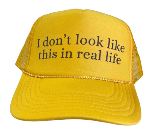 I Don't Look Like This In Real Life Trucker Hat Uncle Bekah’s Inappropriate Trucker Hats