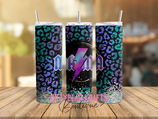 Mama Leopard 20 oz Stainless Steel Tumbler