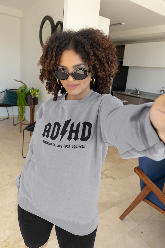 Highway to... Hey look squirrel Graphic Sweatshirt Tea Shirt Shoppe
