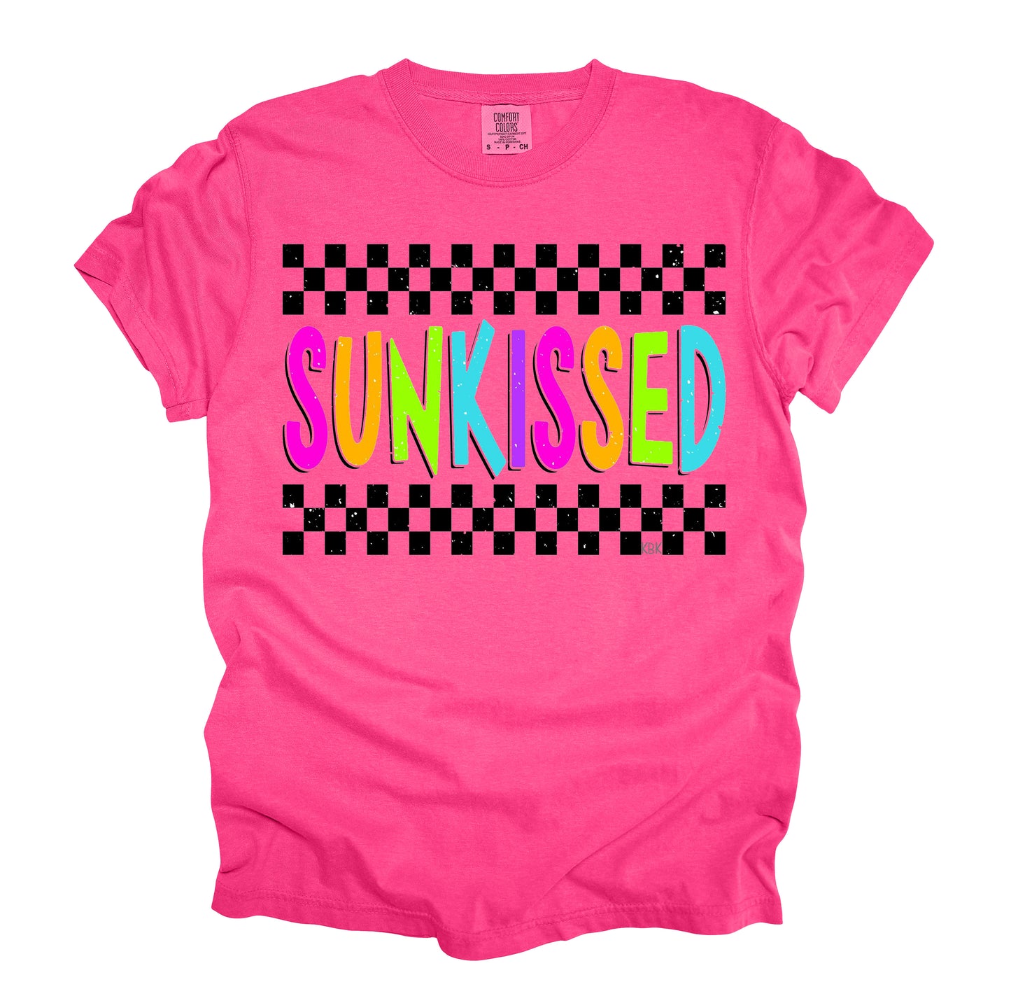 Sunkissed Graphic Neon Comfort Colors Tee T-Shirt