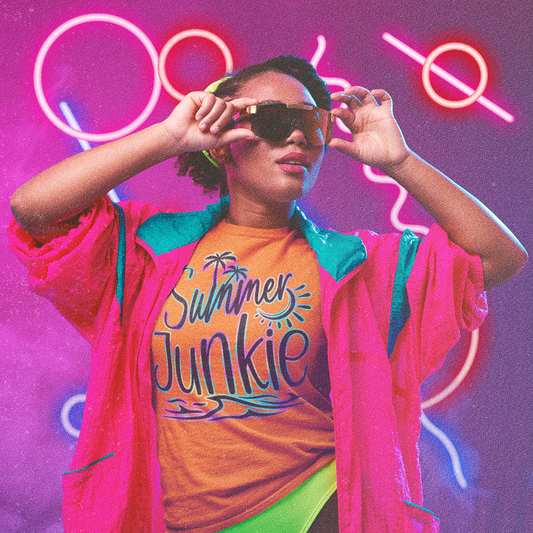 Summer Junkie Graphic T-Shirt Tea Shirt Shoppe