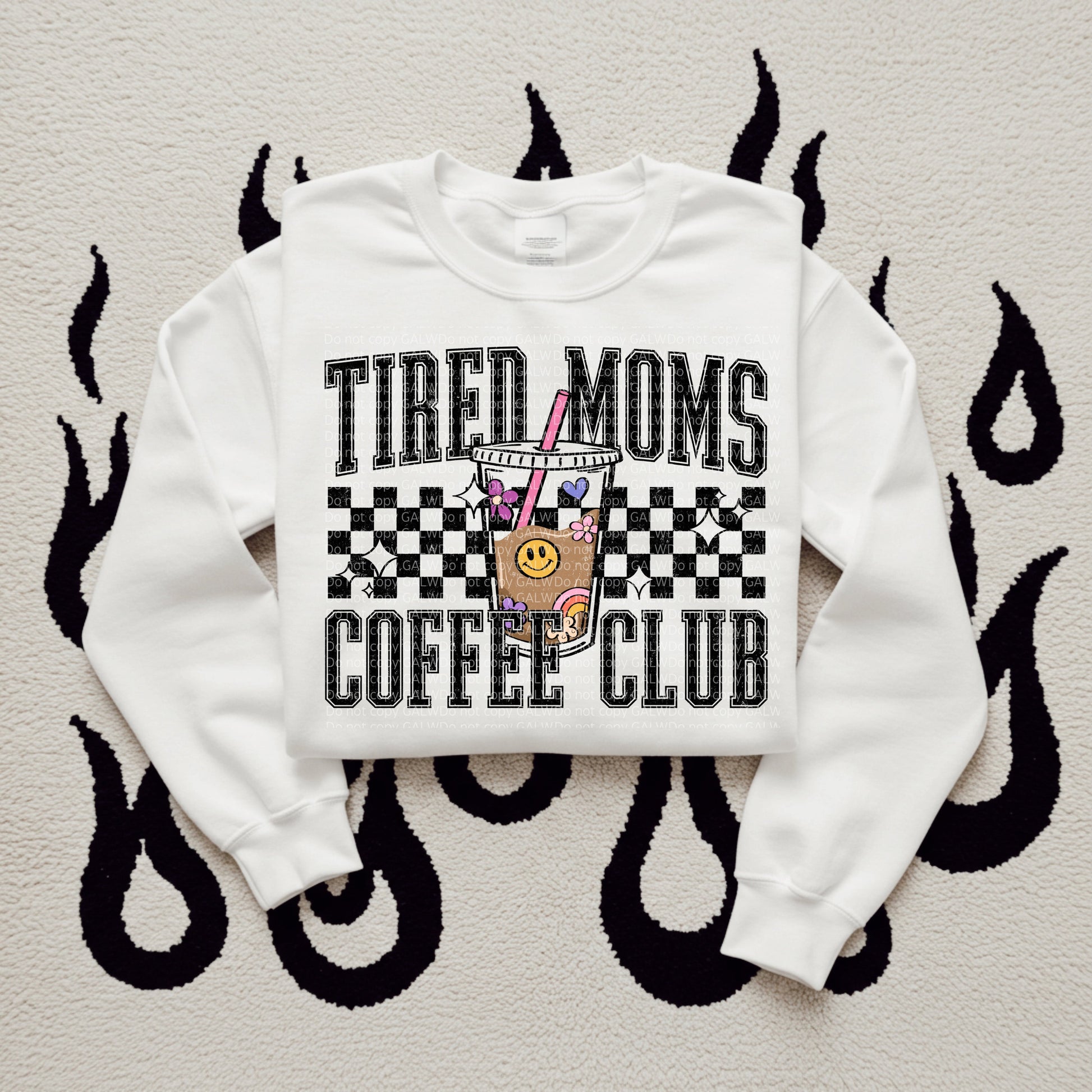 Tired Moms Coffee Club Graphic T-Shirt Gunpowder and Lace Boutique Nac