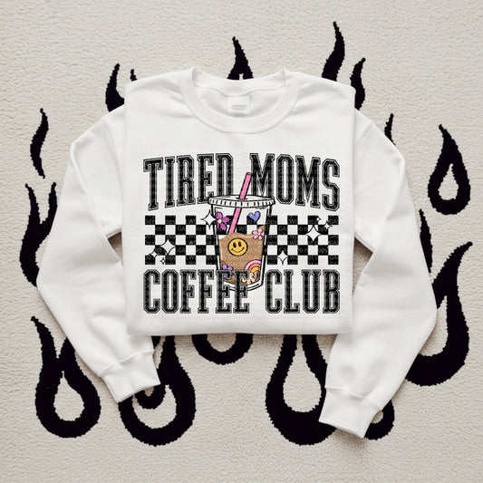 Tired Moms Coffee Club Graphic T-Shirt Gunpowder and Lace Boutique Nac